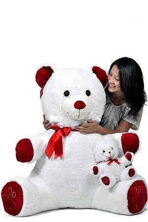 Dev tıkıl peluş ayıcık ve yavr
